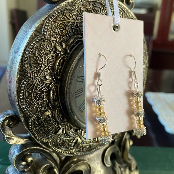 3 for 15. Silver and Gold Handmade Earrings - Picture 3 of 4